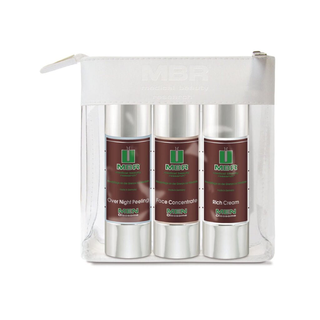 muse BEAUTY Online Shop: MBR Men Oleosome Travel Set - Over Night Peeling | Face Concentrate | Rich Cream